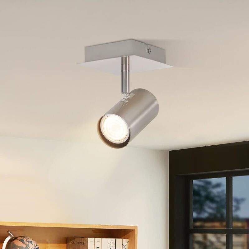 foto del prodotto gbly faretto da soffitto 1 spot faretto da soffitto a led con spot gu10 orientabile a 330 faretti da soffitto moderni cucine e corridoi senza