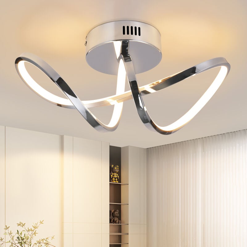 foto del prodotto gbly impianto di illuminazione per camera e salone lampada per camera moderna, lampada per salone con design in cromato, 12w, lampada per cucina
