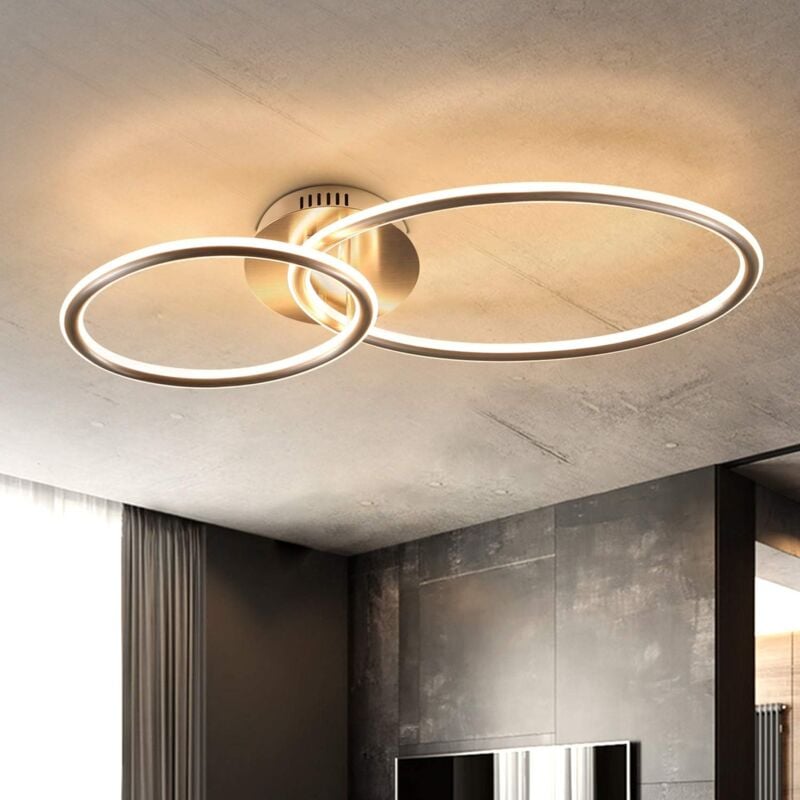 foto del prodotto gbly lampada a soffitto led moderna per salotto, luce bianca calda 3000k, 29w, lunghezza 62,5 cm, lampada da tavolo, lampada da cucina, lampadario