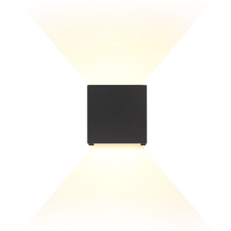 immagine 0 del prodotto gbly lampada da parete per esterni a led per esterni, illuminazione per interni su e gi , lampada da esterno nera, moderna, impermeabile ip65,