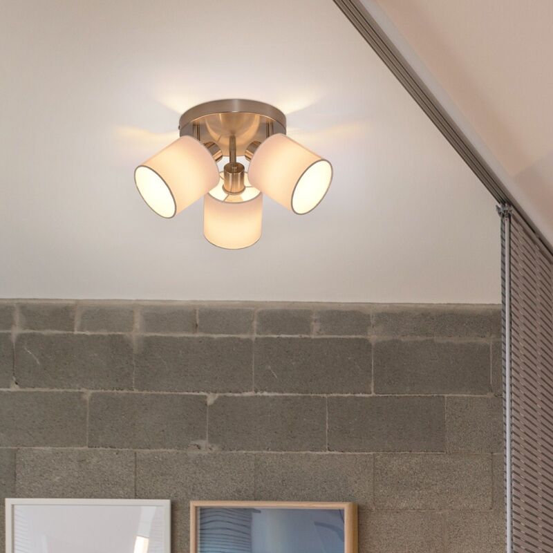 foto del prodotto gbly lampada da parete vintage lampada da parete 3 faretti retro e14 illuminazione da parete girevole lampada da parete industriale schermo in