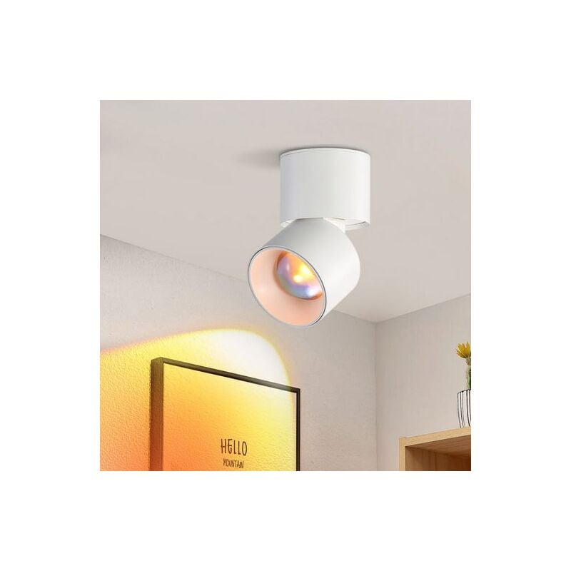 foto del prodotto gbly lampada da soffitto a 1 fiamma bianca a led lampada da corridoio bianco caldo regolabile a 350 lampada da interni moderna per il soggiorno