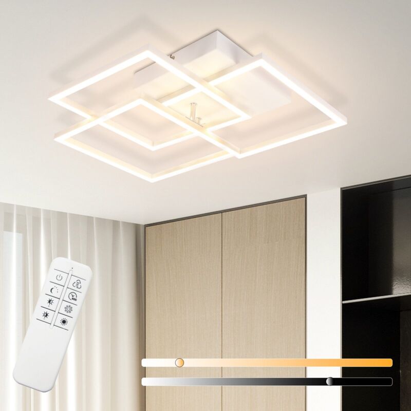 foto del prodotto gbly lampada da soffitto a led 36w lampada da soggiorno dimmerabile lampada da camera da letto con telecomando design moderno lampada da