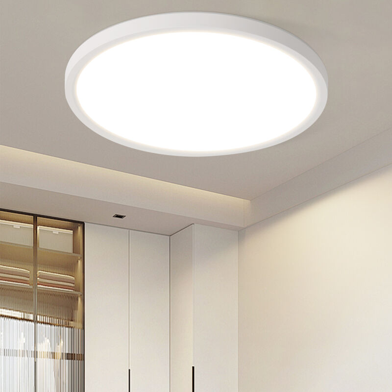 foto del prodotto gbly lampada da soffitto a led diametro piatto 30 cm lampada da cucina lampada da camera rotonda lampada da soffitto bianca lampada da corridoio
