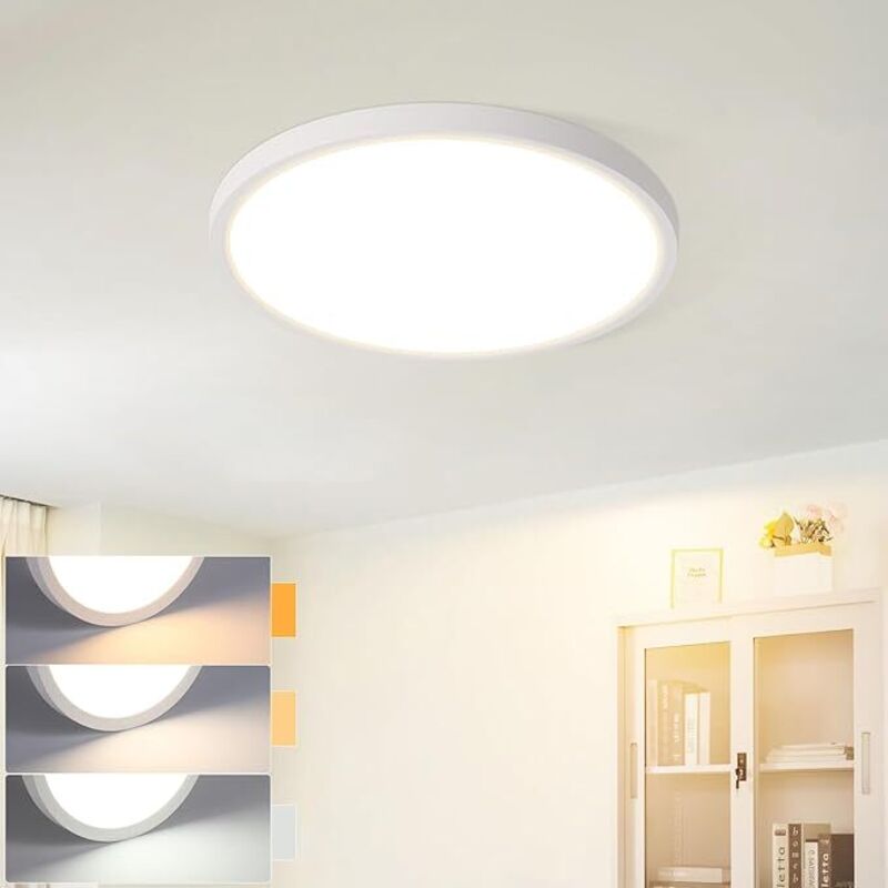 foto del prodotto gbly lampada da soffitto a led lampada da soffitto piatta 18cm lampada da bagno 15w bianco illuminazione da soffitto lampada da soffitto lampada