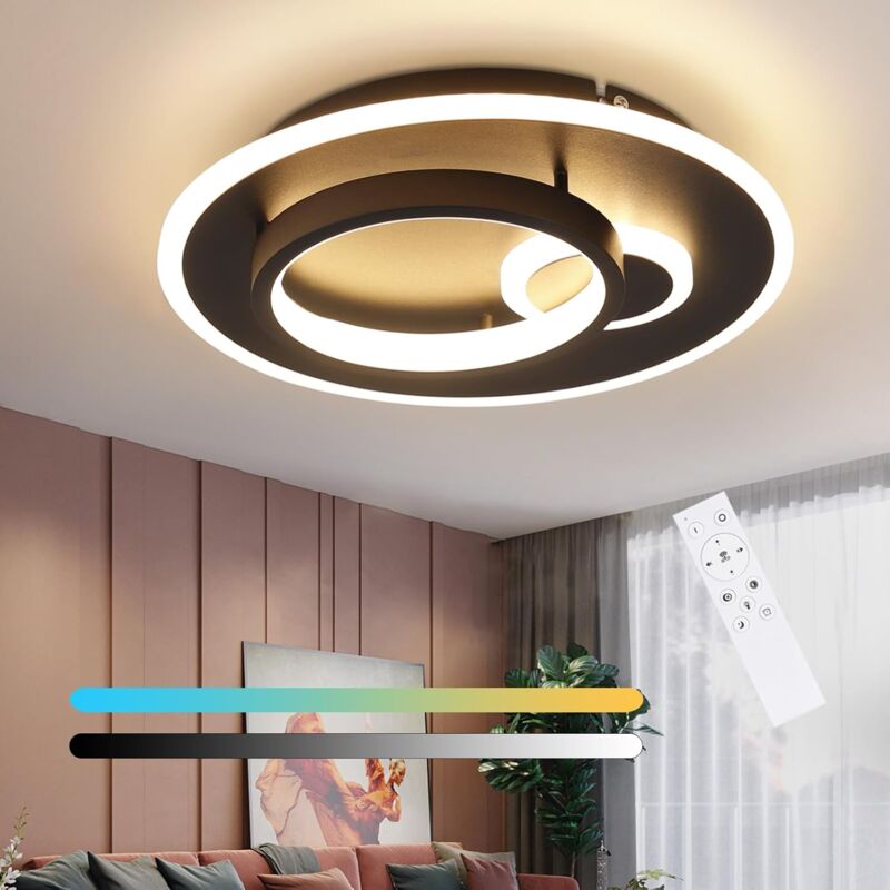 foto del prodotto gbly lampada da soffitto a led soggiorno dimmerabile con telecomando lampada per camera da letto design moderno lampada per camera da letto