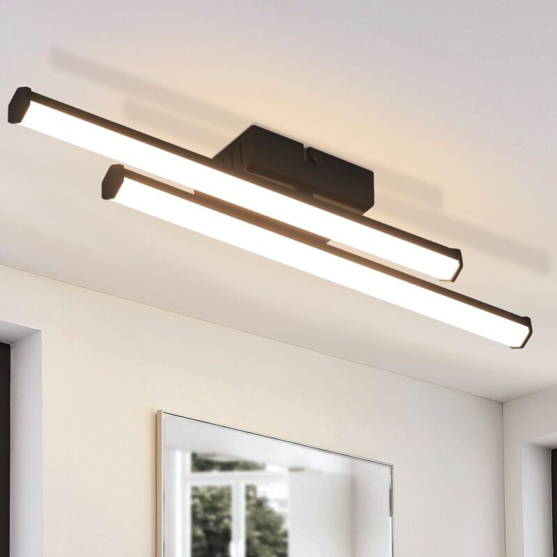 foto del prodotto gbly lampada da soffitto per camera e salotto lampada da salotto moderna nera 12w, lampada da camera 3000k, lampada da cucina per design interno,