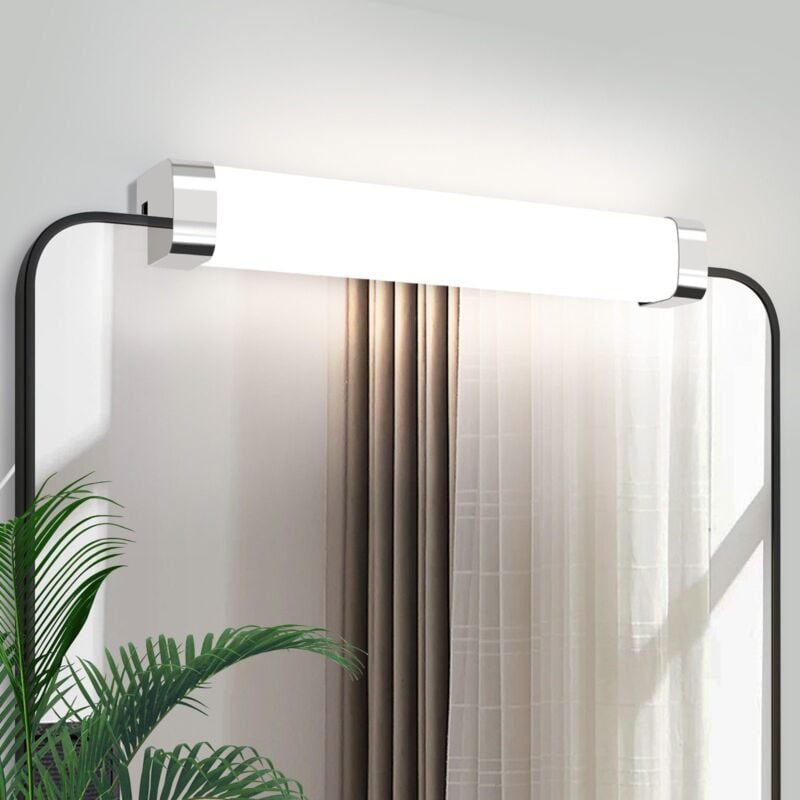 foto del prodotto gbly lampada da specchio a led per bagno lampada da specchio con spina impermeabile ip44 10w bianco neutro 4000k lampada da trucco moderna lampada