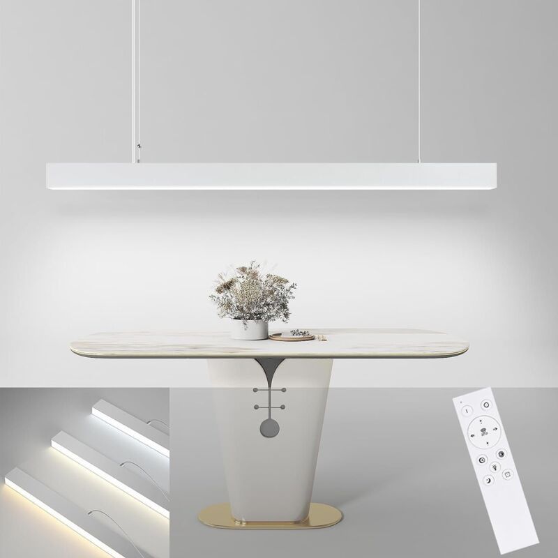 foto del prodotto gbly lampada da tavolo da pranzo a led con luminosit dimmerabile lampada da pranzo moderna a sospensione con altezza regolabile 150 cm e