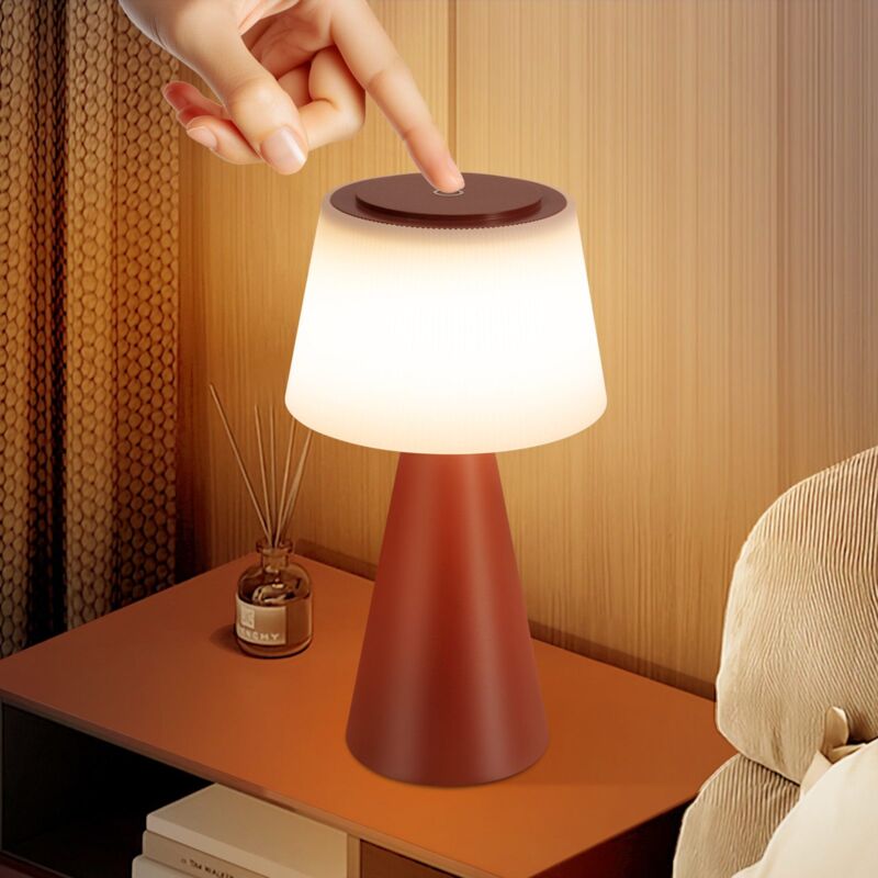 foto del prodotto gbly lampada da tavolo , luce notturna a led ricaricabile con batteria da 3600 mah, lampada da tavolo senza fili, lampada touch dimmerabile con