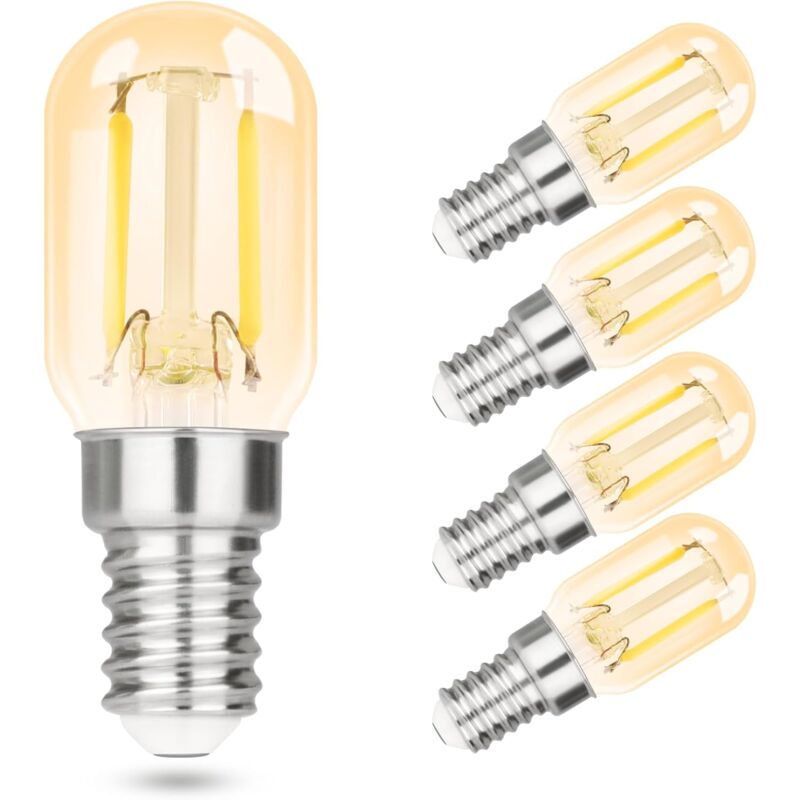 foto del prodotto gbly lampadine led 4x e14 bianco freddo lampade vintage t22 led 2w, portalampada edison retr , luce bianca fredda 6000k, risparmio energetico non