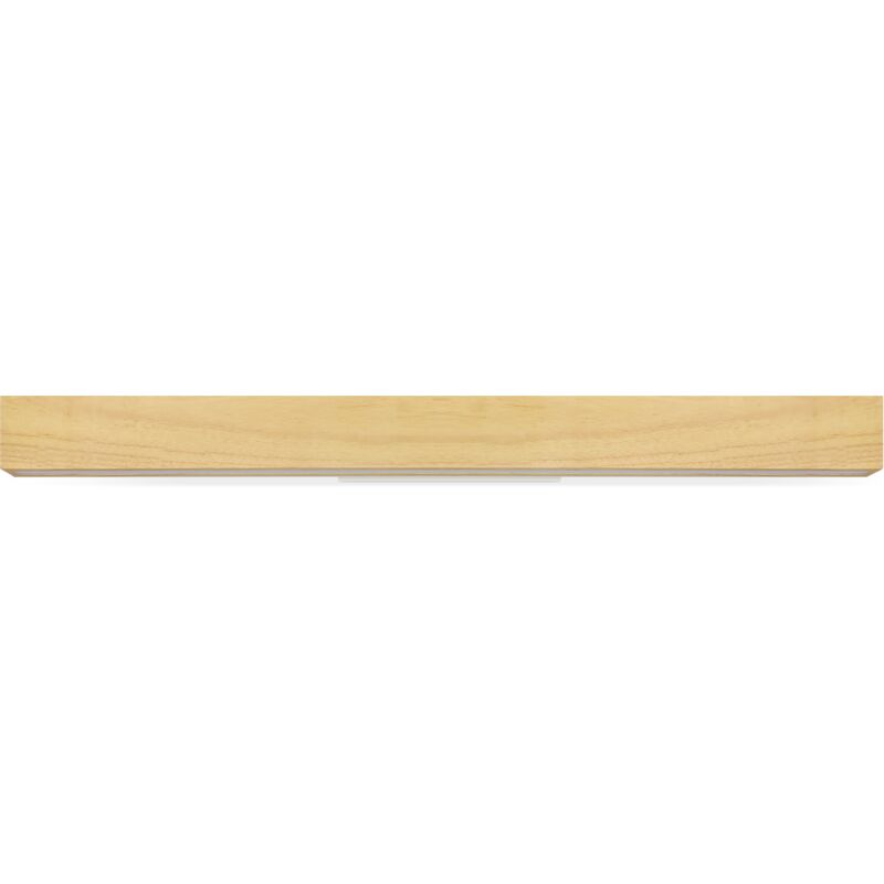 foto del prodotto gbly led applique da parete per interni in legno 100 cm 36w moderna lampada da corridoio luce su e gi indiretta 3000k bianco caldo illuminazione