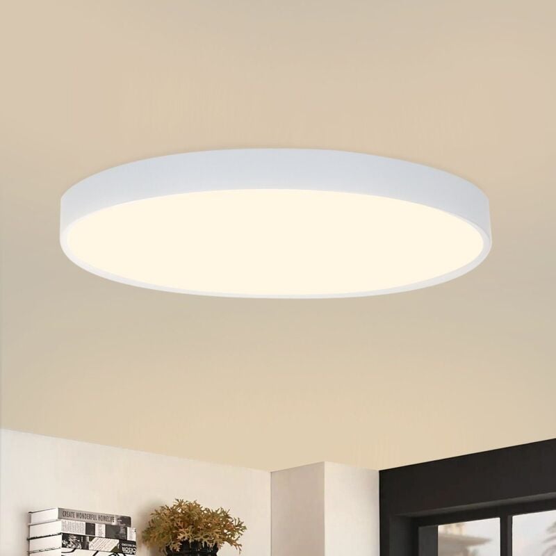 foto del prodotto gbly led plafoniera ultra sottile 28 mm, fase led integrata 17w, 3000k moderna lampada da soffitto a led ip44 impermeabile, per cucina, corridoio,