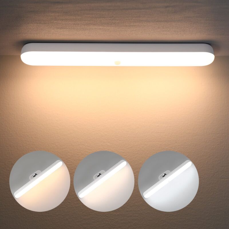 foto del prodotto gbly luce led dimmerabile con sensore di movimento luce per specchio wireless con batteria ricaricabile usb illuminazione magnetica