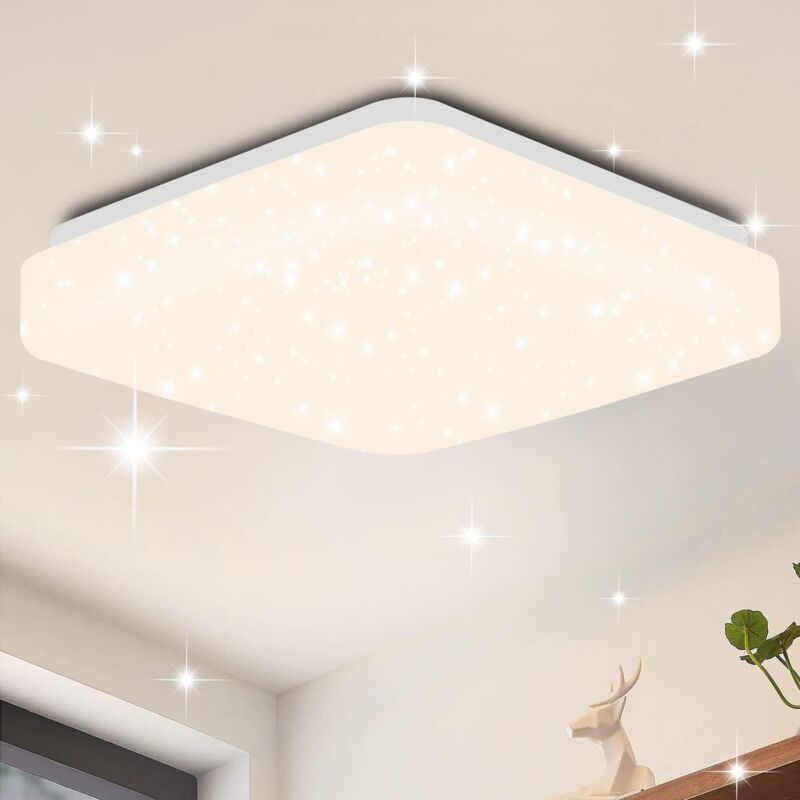 foto del prodotto gbly plafoniera led 21 cm lampada da camera da letto con cielo stellato 15 w lampada da ingresso lampada da cucina quadrata lampada da cucina