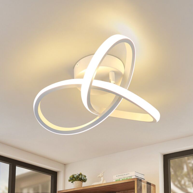 foto del prodotto gbly plafoniera led bianco caldo plafoniera per corridoio 19w lampada moderna per corridoio lampada per cucina 3000k piccolo design geometrico
