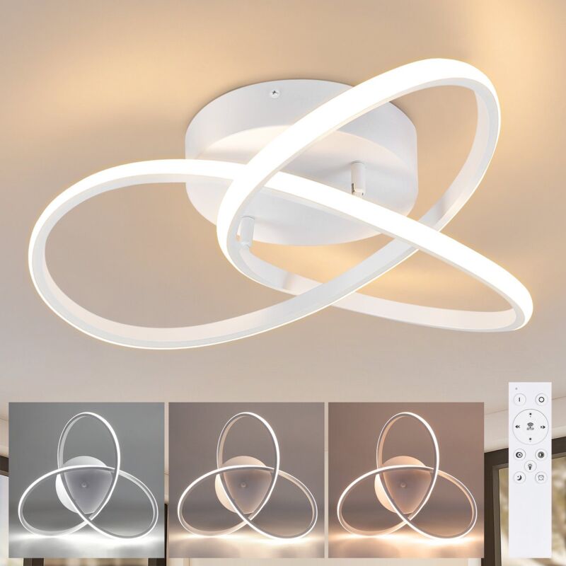 foto del prodotto gbly plafoniera led dimmerabile 33w lampada moderna per camera da letto con telecomando lampada da soggiorno bianco 40cm lampada dal design