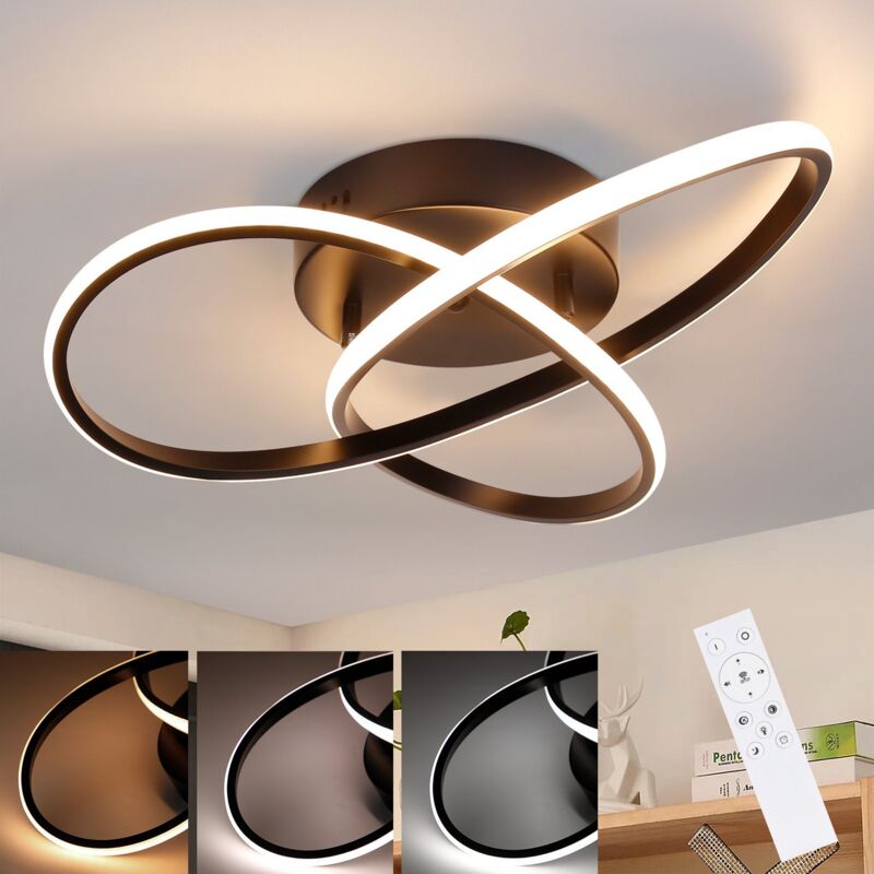 foto del prodotto gbly plafoniera led dimmerabile 33w lampada moderna per camera da letto con telecomando lampada da soggiorno bianco 40cm lampada dal design