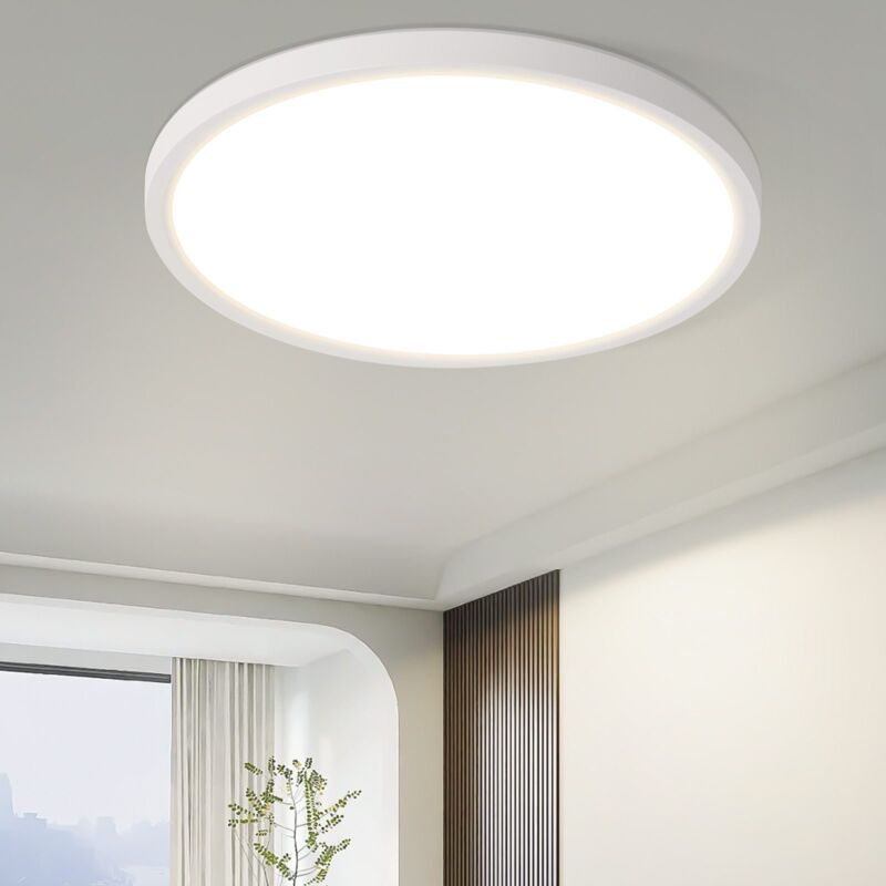 foto del prodotto gbly plafoniera led lampada da camera da letto 18cm, lampada da bagno 15w, bianco, illuminazione a soffitto, lampada da corridoio, lampada da