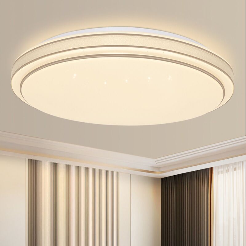 foto del prodotto gbly plafoniera led lampada da soffitto per camera da letto diametro 27 cm cielo stellato moderna 12 w bianco caldo lampada da corridoio