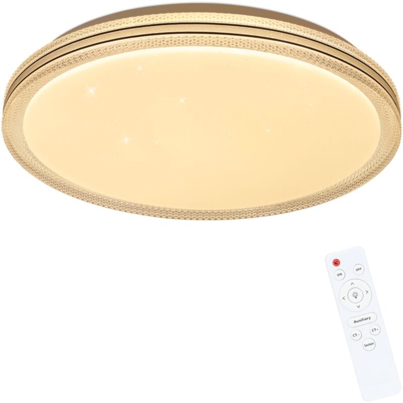 foto del prodotto gbly plafoniera led per camera da letto 27cm lampada da soffitto con cielo stellato 12w bianco caldo lampada da corridoio lampada da cucina