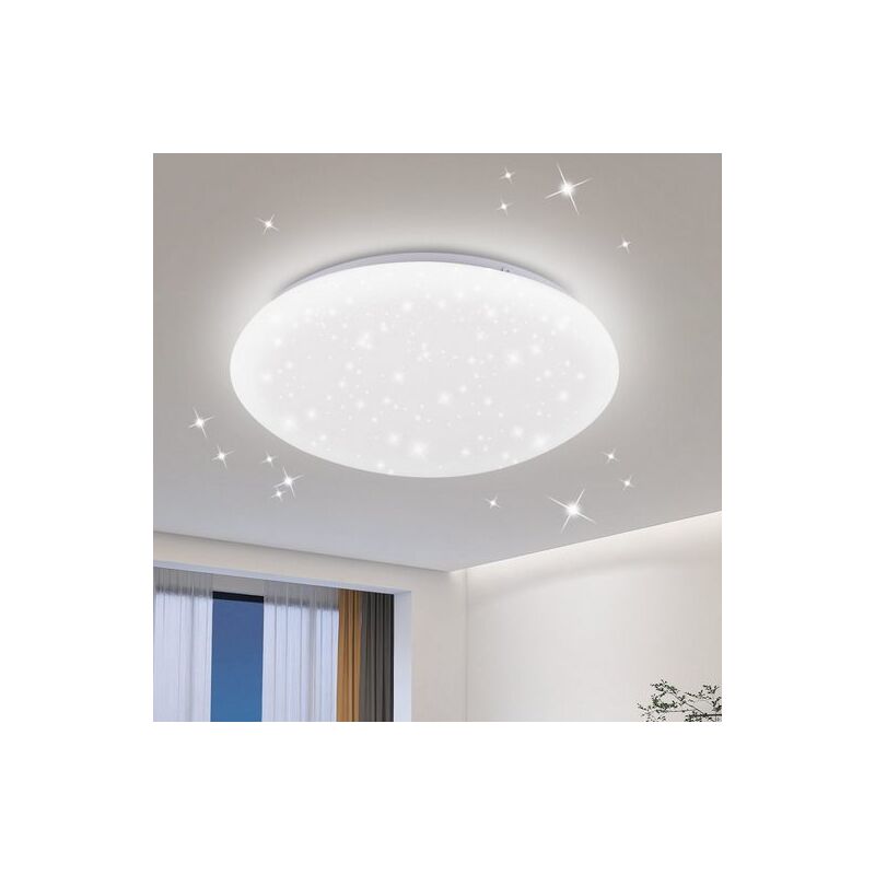 foto del prodotto gbly plafoniera led soffitto camera da letto 25cm lampada da camera da letto cielo stellato bianco freddo 12w 6000k illuminazione da soffitto