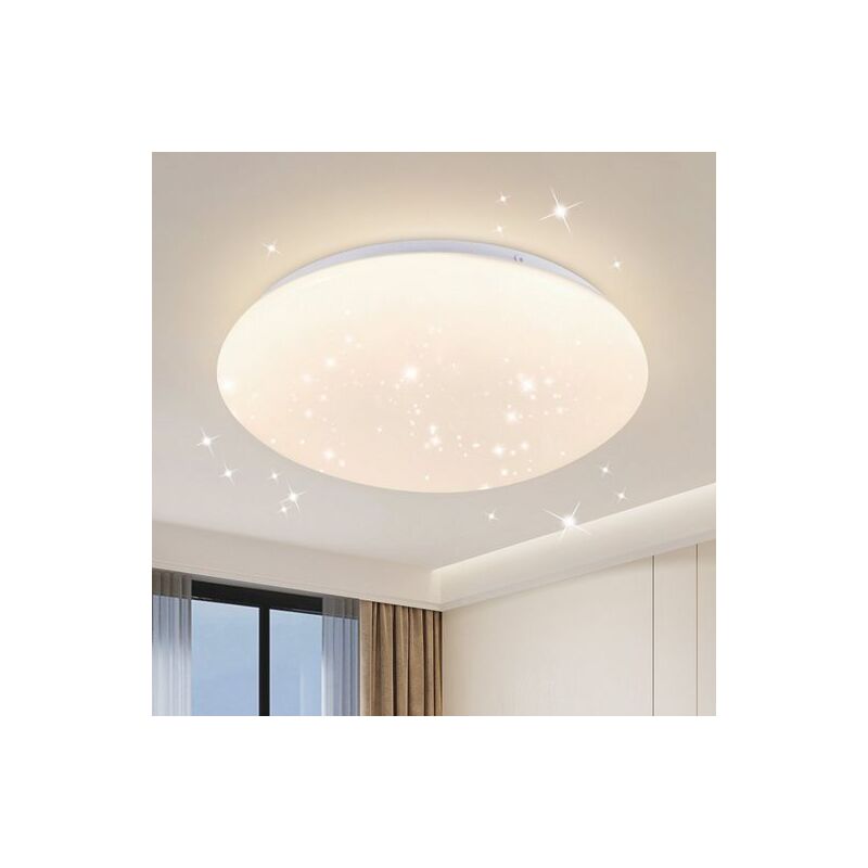 foto del prodotto gbly plafoniera led soffitto camera da letto lampada da camera da letto cielo stellato 25cm 12w 4000k soffitto piccola lampada rotonda camera da