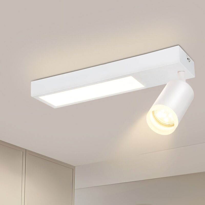 foto del prodotto gbly plafonnier led bianco spot da soffitto gu10 lampada da corridoio 3000k spot da soffitto 10w applique da parete moderna interna per cucina