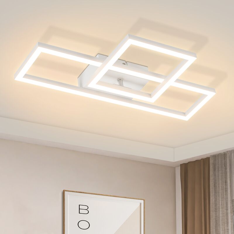 foto del prodotto gbly plafonnier led carr s 20w lampada da cucina design moderno lampada da camera bianco caldo plafoni bianchi per camera da letto, camera dei