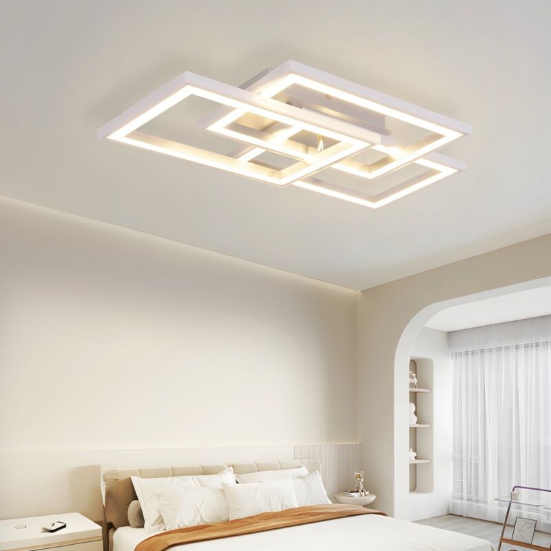 foto del prodotto gbly plafonniere led 45w lampada da salotto rgb cambio colore lampada da camera moderna dimmerabile con telecomando lampada da corridoio plafoniere