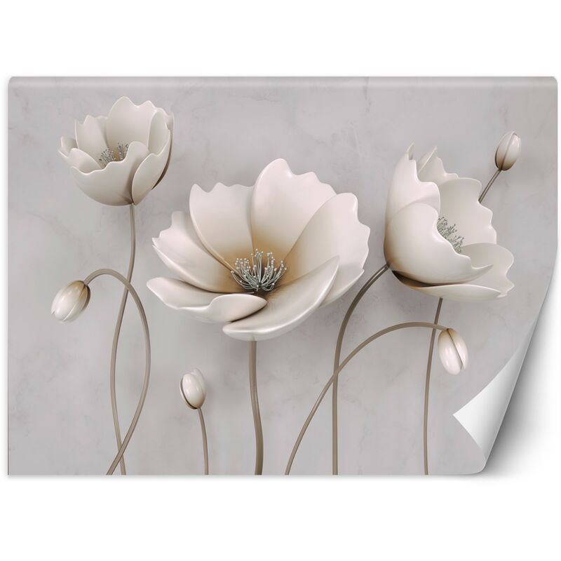 foto del prodotto gbshop carta da parati, fiori astratti 400x280