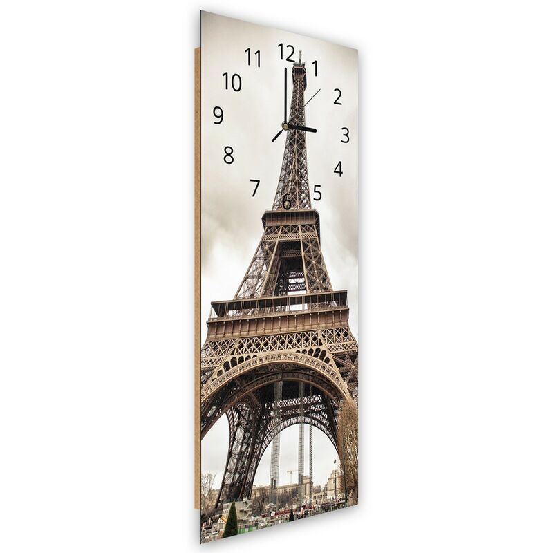 foto del prodotto gbshop orologio da parete, torre eiffel 25x65