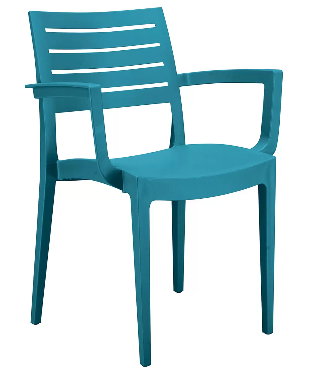 foto del prodotto gbshop poltrona polimerica firenze grandsoleil colore blu tempesta
