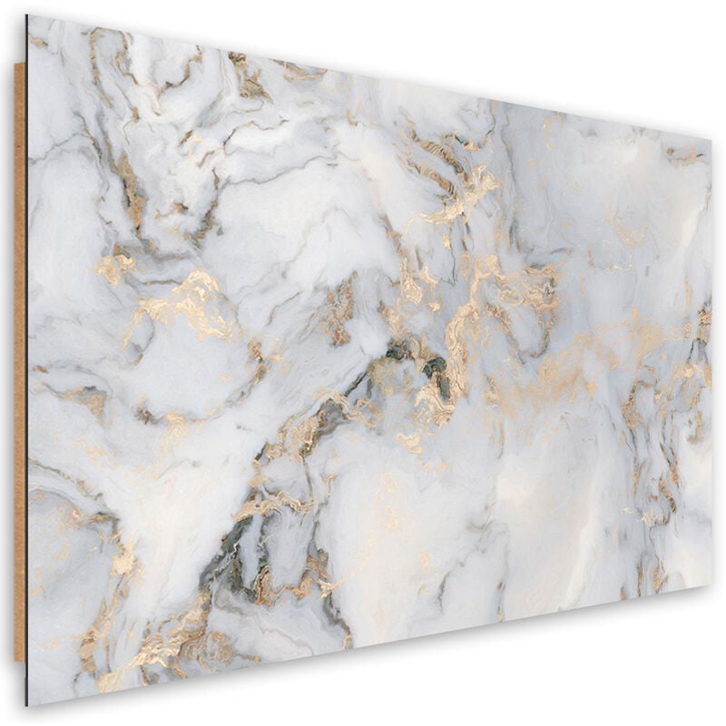 foto del prodotto gbshop quadro deco panel, astrazione della trama in marmo 90x60