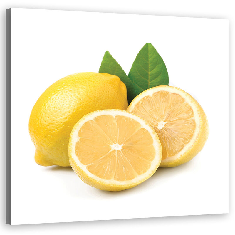 foto del prodotto gbshop - quadro su tela, frutta al limone - 50x50