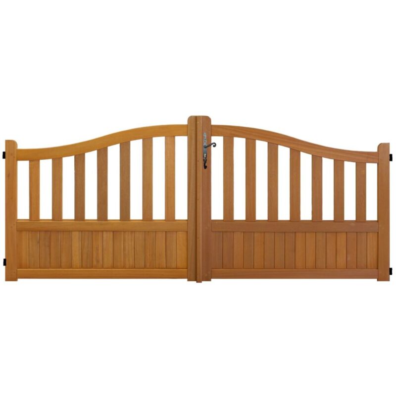 foto del prodotto gd menuiseries cancello in legno openwork larghezza 3,50 m altezza 1,10 1,30