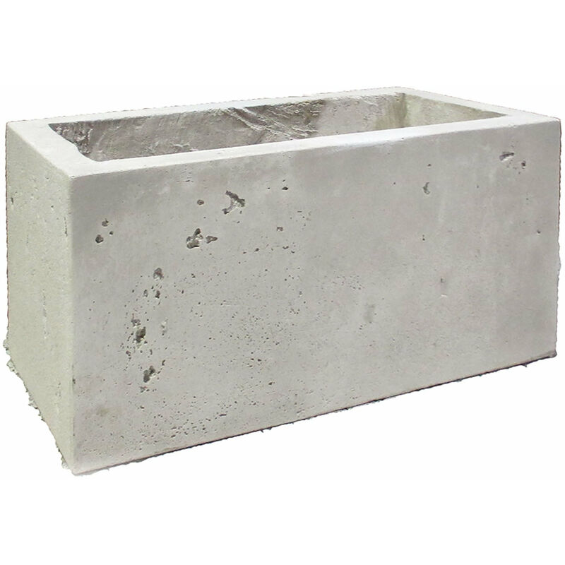 foto del prodotto gdlc fioriera in granulato di pietra 55x25xh33cm decogarden