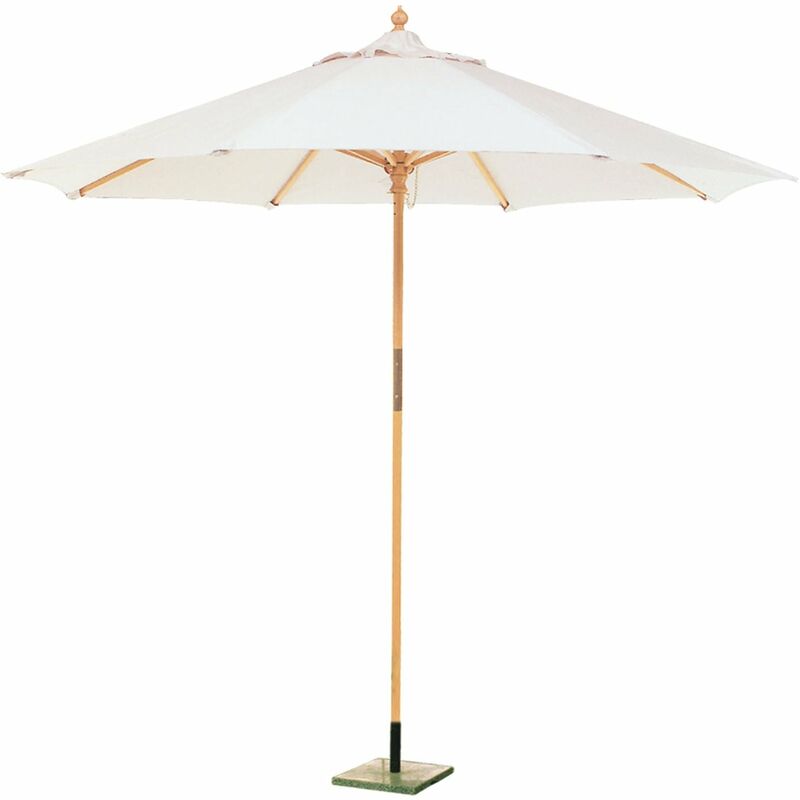 foto del prodotto gdlc ombrellone da giardino in legno tondo 250 cm garden deluxe collection