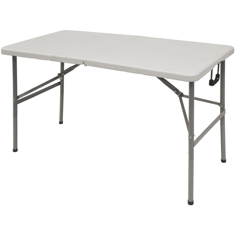 foto del prodotto gdlc tavolo pieghevole a valigetta 122x61xh74 cm camping bianco