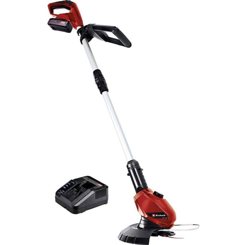 foto del prodotto ge ct 18 li 1x 2,5ah akku rasentrimmer a batteria decespugliatore a batteria tirante regolabile 18 v larghezz einhell