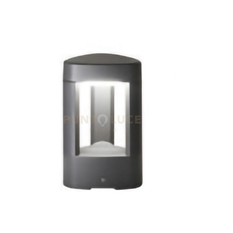 foto del prodotto gea luce ges493 paletto in alluminio 1 luce attacco gx53 grigio antracite h.20cm