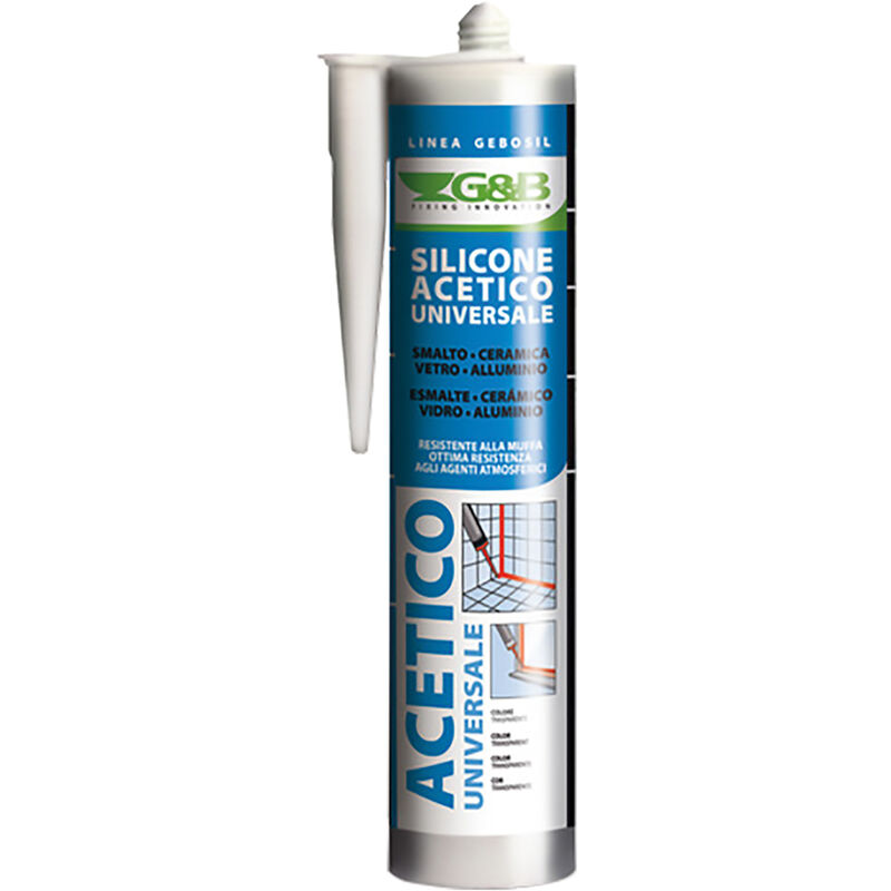 foto del prodotto geb silicone acetico universale osil avorio ml 280 df 9007818