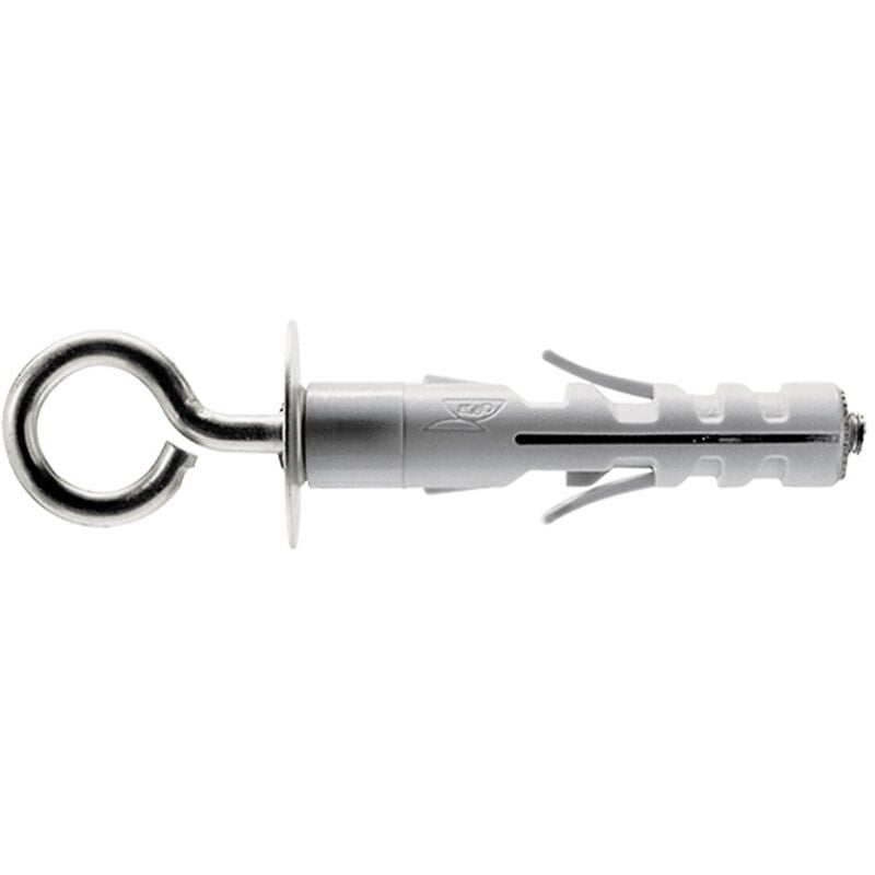 foto del prodotto geb - tasselli nylon 'casa' occhiolo chiuso prol. ca12 - 58 6 - m5 12 x 58 cf. 50 pz