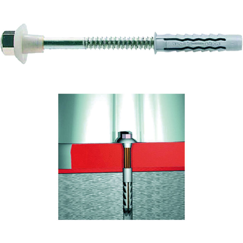 foto del prodotto geb tassello fissaggio inox dado cieco sf2 tass.8x40 barretta 7 32x80 cf. 4 pz
