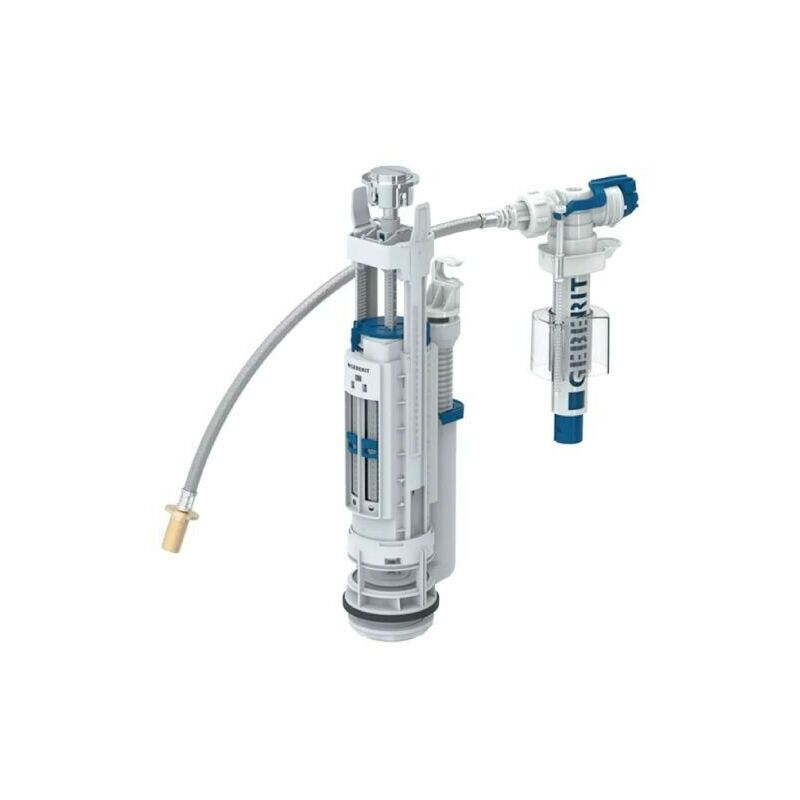 foto del prodotto geberit batteria di scarico tipo 290 380 con risciacquo a due quantita per cassetta esterna in ceramica 283.354.21.2