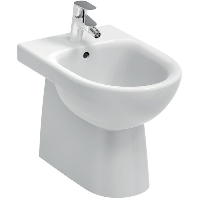 foto del prodotto geberit bidet selnova in ceramica bianca a terra