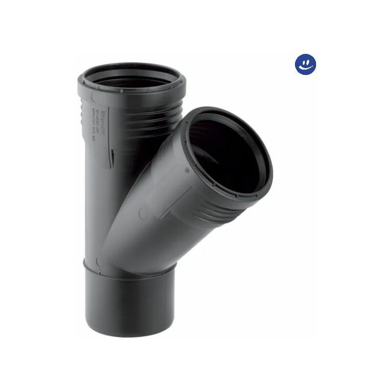 foto del prodotto geberit braga 45 ad innesto in pp con guarnizione serie silent 50