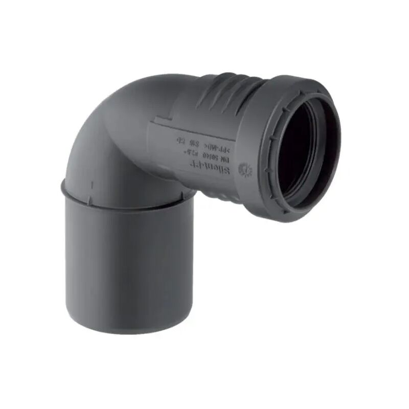 foto del prodotto geberit curva ridotta 87,5 ad innesto in pp con guarnizione serie silent 50 m 40 f