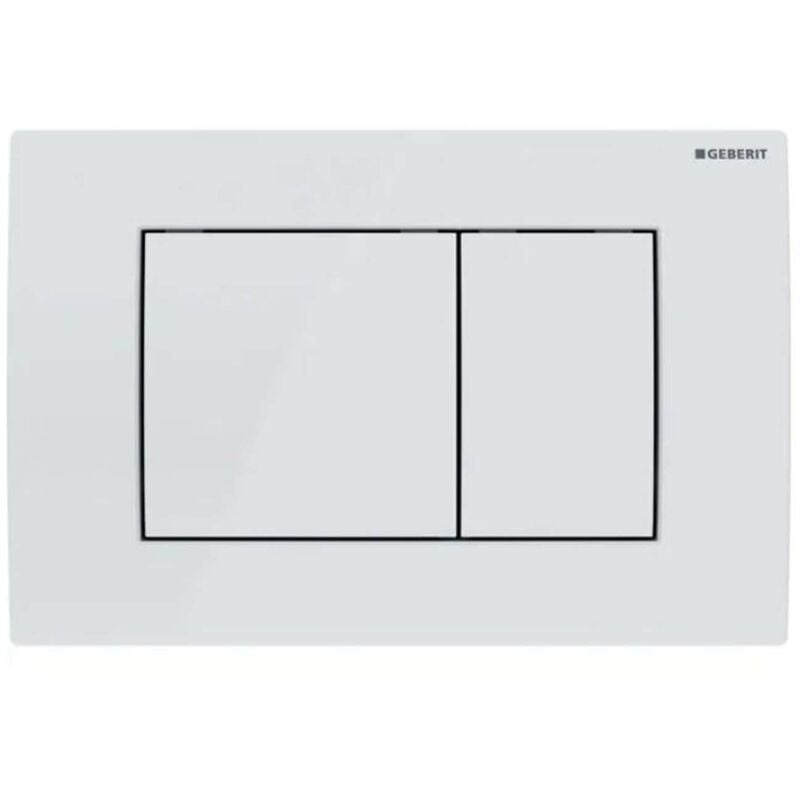 foto del prodotto geberit delta30 placca di comando, bianco alpino 115.137.11.1