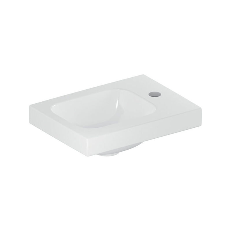 foto del prodotto geberit icon light lave mains, 38 cm x 28 cm, avec trou de